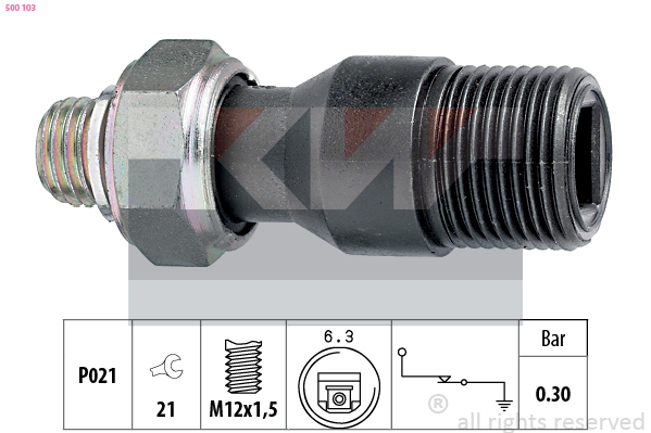 Senzor presiune ulei 500 103 KW